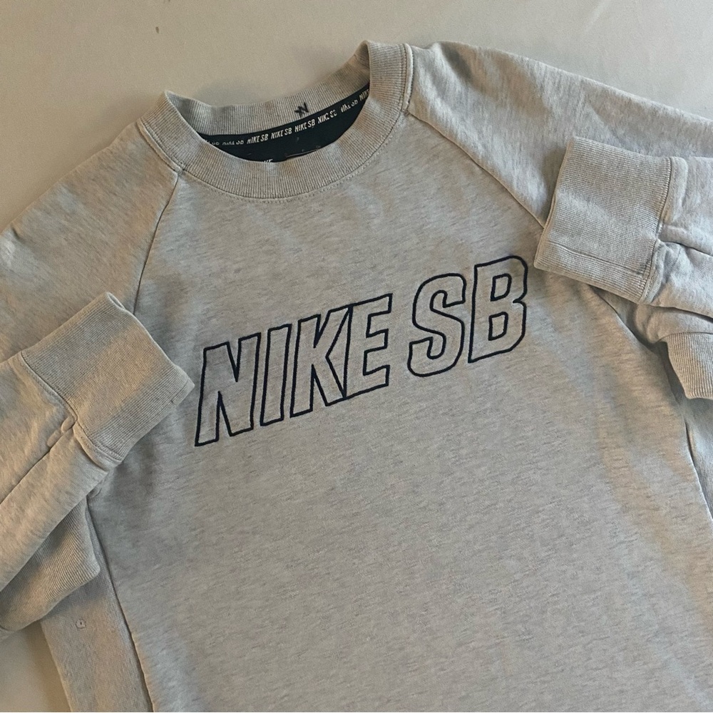 Nike SB Crewneck Sweatshirt Men S Hip Hop Streetwear Y2K Fleece Pullover